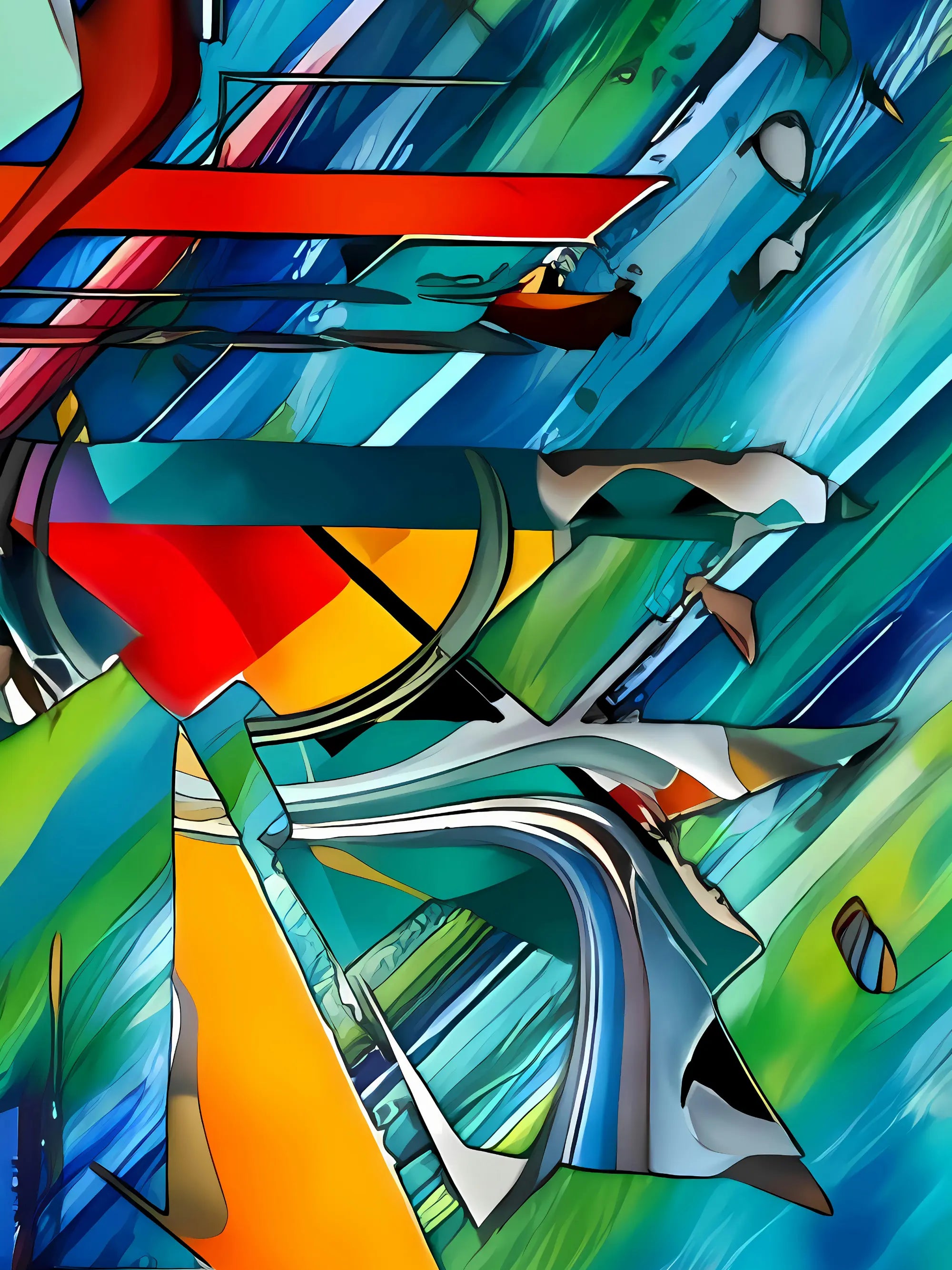 Vector Velocity Art - Modern Expressions Collection Moss' Gallery